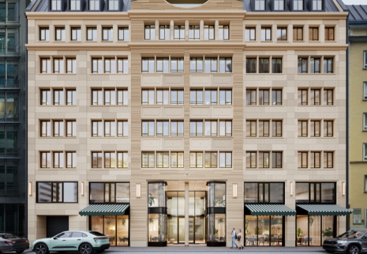 Blick auf Kirchnerstraße 6-8, Frankfurt am Main